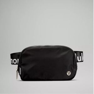 NWT Lululemon Rare Everywhere Belt Bag 
Wordmark - Black and White